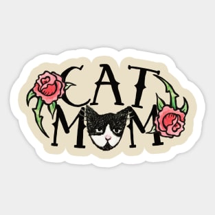 Cat Mom Sticker